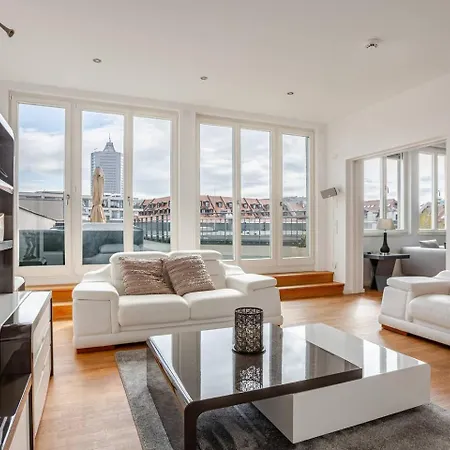 Apartment 10-12 Personen - Luxus Penthouse Zentrum - Thomaskirche